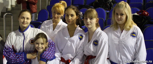 Ефросиния Кушнир на соревнований по Таеквон-до