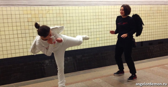 Московское метро встречает ангелов и демонов